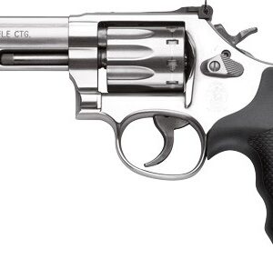 S&W 617 22LR 4" AS 10-SHOT - STAINLESS BLACK RUBBER — view 2