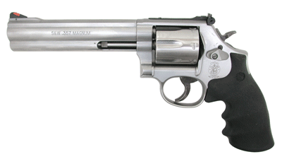 S&W 686PLUS 357 6" AS 7-SHOT - STAINLESS STEEL RUBBER — view 1