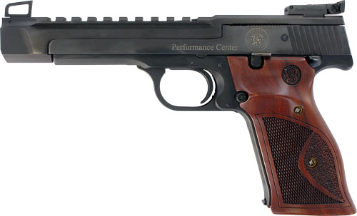 S&W 41-OR 22LR 5.5" HB AS - 10SH OPTICS READY BLUE WOOD — view 1