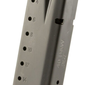 Smith & Wesson 3007346 M&P  15rd 40S&W Blued/Brown Floor Plate Steel