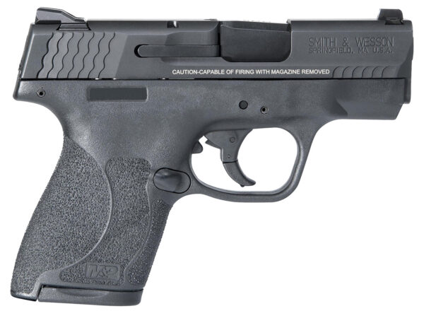 Smith & Wesson 11810 M&P Shield M2.0 Micro-Compact Frame 9mm Luger 7+1/8+1, 3.10" Black Armornite Stainless Steel Barrel & Serrated Slide, Matte Black Polymer Frame, Black Textured Grip, No Safety — view 1