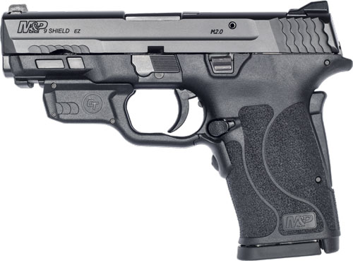 S&W SHIELD M2.0 M&P 9MM EZ - BLACK NO SAFETY RED LASER — view 1