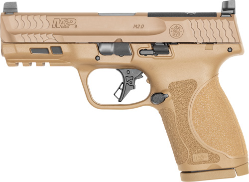 S&W M&P9 M2.0 COMPACT 9MM 4" - 15-SH OPTICS READY NO SFTY FDE — view 1