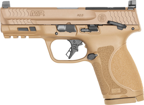 S&W M&P9 M2.0 COMPACT 9MM 4" - 15-SH OPTICS READY SAFETY FDE — view 1