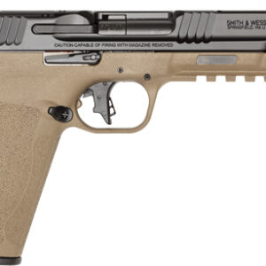 S&W M&P 5.7 NO THUMB SAFETY 5" - 2-22 RD MAGS OPTIC CUT FDE/BLK — view 2
