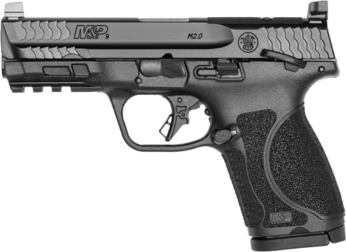 S&W M&P9 M2.0 COMP 10-SHOT 4" - OPTIC READY THUMB SAFETY BLK — view 1