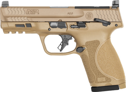 S&W M&P9 M2.0 COMPACT 9MM 4" - 10-SH OPTICS READY SAFETY FDE — view 1