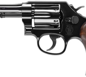 S&W 10 CLASSIC 38SPL+P 4" FS - BLUED ROUND BUTT WOOD NO LOCK — view 2