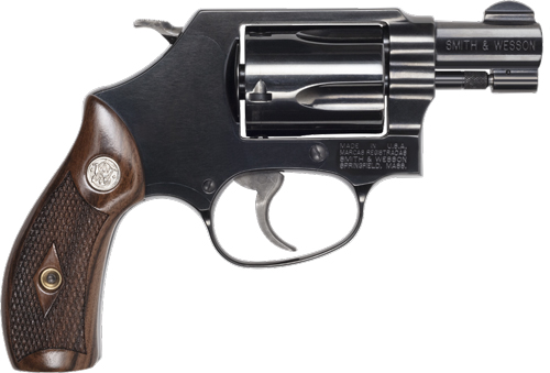 S&W 36 CLASSIC 38SPL+P 1.875" - FS BLUED CHECKERED WOOD NO LOK — view 1