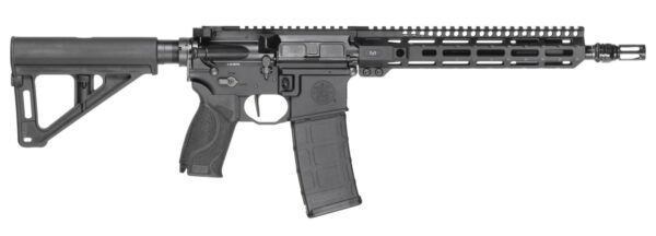 Smith & Wesson 14603 M&P 15 Axe Pistol 5.56 NATO 30+1 11.50" Black Armornite Threaded Barrel, Black Hardcoat Anodize Aluminum Receiver w/Picatinny Rail, M-LOK Handguard, Black Polymer Magpul BTR Brace — view 1