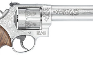 S&W 629 ENGRAVED 44 MAG 6.5" - 6-SHOT WALNUT GRIPS SS