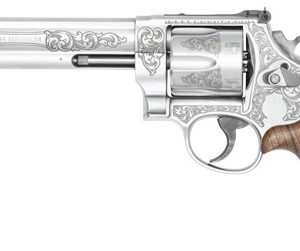 S&W 629 ENGRAVED 44 MAG 6.5" - 6-SHOT WALNUT GRIPS SS — view 2
