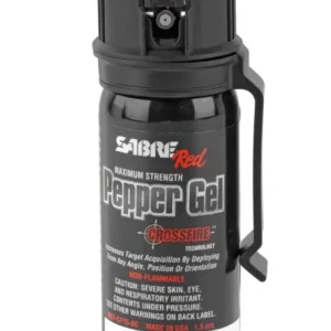 SABRE RED PEPPER GEL W/UV DYE 1.8OZ CROSSFIRE W/BELT CLIP — view 2