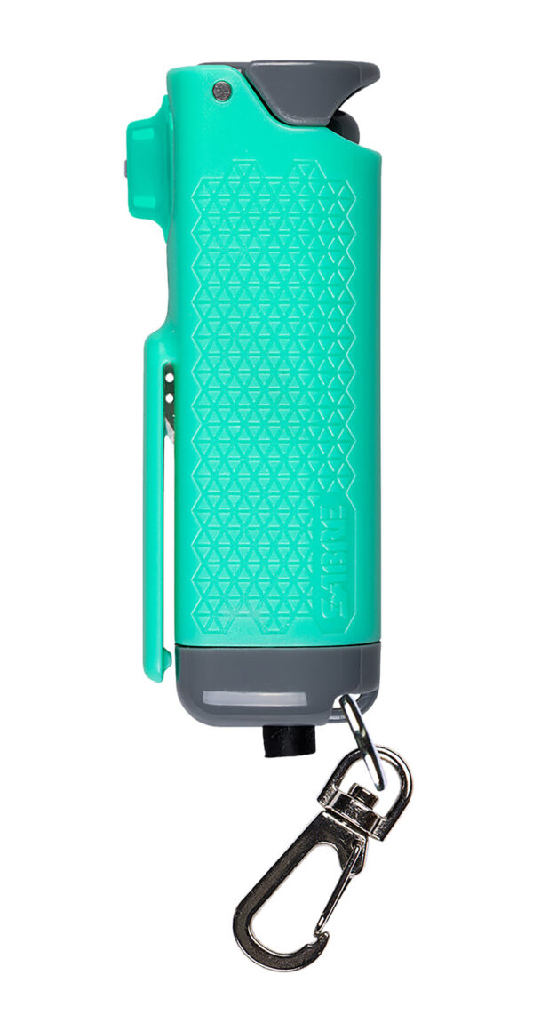 Sabre SEMT01 Safe Escape 3-in-1 Automotive Tool Mint Polymer Distance 10 ft Features Glass Breaker/Pepper Gel/Seat Belt Cutter — view 1