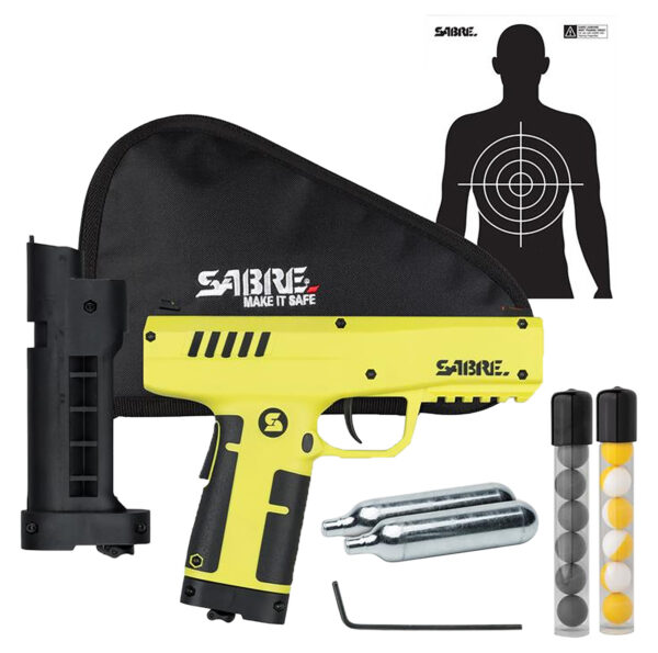 Sabre SLPIC2 Compact Projectile Launcher Range 175ft Black/Yellow *CA Approved — view 1