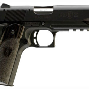 BROWNING 1911-22 BLACK LABEL - 22LR 4.25"FS W/ RAIL BLK/LAM*