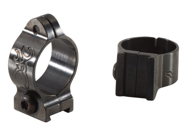 Browning 12345 Scope Rings  Matte Black Browning A-Bolt/BAR/BLR/X-Bolt 1" High — view 1
