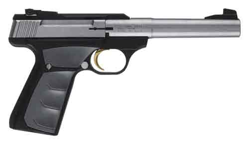 BROWNING BUCK MARK CAMPER UFX - 22LR 5.5"HB STAINLESS/BLK SN — view 1