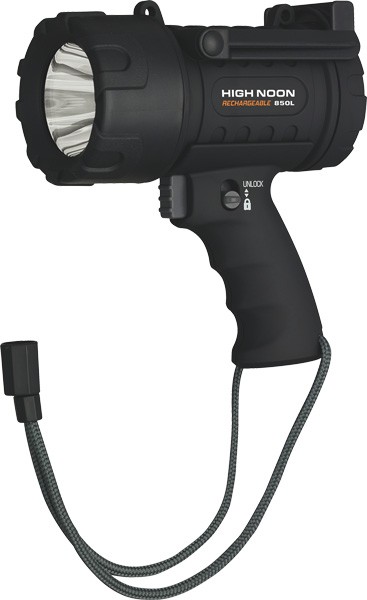 BROWNING HIGH NOON LED SPOTLT - 850 LUMENS RECHARGEABLE BLACK — view 1