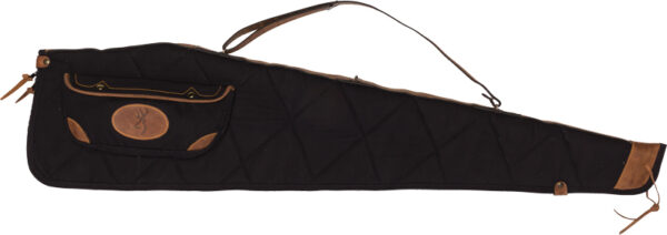 BROWNING LONA CANVAS GUN CASE - 48" SCOPED BLACK/BROWN TRIM — view 1