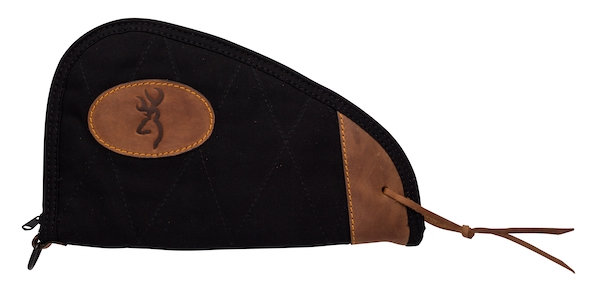 BRN LONA HANDGUN CASE 11" BLK/BRN — view 1