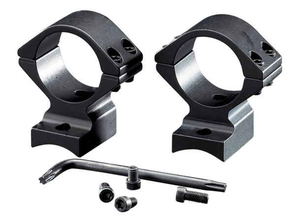 Browning 12671 BAR & BLR Integrated Scope Mount/Ring Combo Matte Black 30mm Medium — view 1