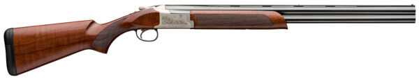 Browning 0182093004 Citori 725 Feather Full Size 12 Gauge Break Open 3" 2rd 28" Blued Over/Under Vent Rib Barrel, Engraved Silver Nitride Aluminum Receiver, Fixed Grade II/III Black Walnut Stock — view 1
