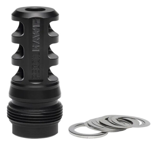 Browning 001293095 Xeno Recoil Hawg Black Matte Stainless Steel M13x1.25 Threads 2.20" OAL — view 1