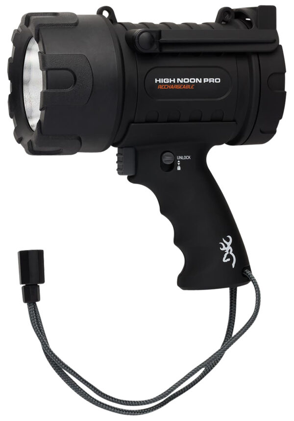 Browning 3717775 High Noon Pro USB Black 110-1400 Lumens White LED Polymer — view 1