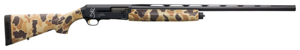 Browning 011431204 Silver Field 12 Gauge 28" 3.5" 4+1, Alloy Receiver With Black/Charcoal Bi-Tone Finish, Vintage Tan Camo Synthetic Stock With Textured Gripping Surface — view 1