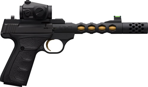 BROWNING BUCK MARK VISION UFX - 22LR 5.9" BLK/GOLD W/ VORTEX — view 1