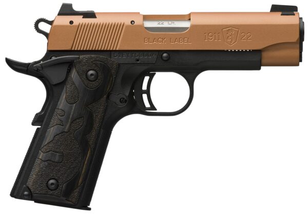 BROWNING 1911-22 BK LBL 22LR 3.6" COP # — view 1