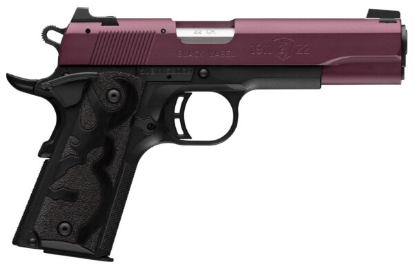 BRO 1911-22 BLACK LABEL FS BLK CHERRY 22LR 3-DOT — view 1