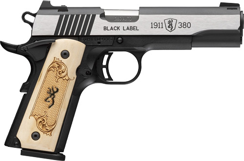 BROWNING 1911-380 BLACK LABEL - 380ACP 4.25"FS 10RD MAPLE — view 1