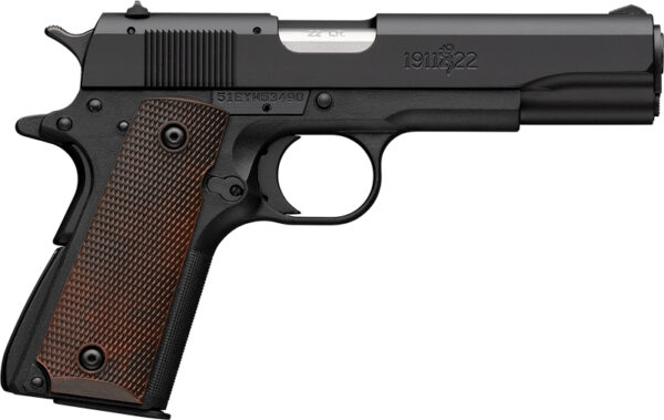 BROWNING 1911-22 A1 POLY 22LR - FS 4.25" BLACK/BROWN GRIPS — view 1