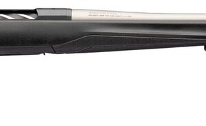 Browning 036118294 X-Bolt 2 Western Hunter Special Full Size 6.5 PRC 3+1 24" Matte Stainless Threaded Barrel, Matte Stainless Steel Drilled & Tapped Receiver, Black Adj Comb Synthetic, Stock Right Han