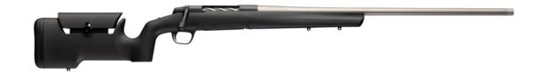 Browning 036120282 X-Bolt 2 Special Max LR Full Size 6.5 Creedmoor 4+1 22" Matte Stainless Heavy Sporter Threaded Barrel, Matte Stainless Stainless Steel Drilled & Tapped Receiver, Black Adjustable Ma — view 1