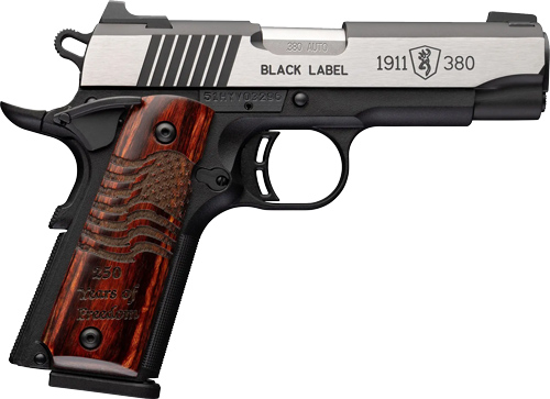 BROWNING 1911-380 BLACK LABEL - MED PRO 380ACP 3.62" 250TH — view 1