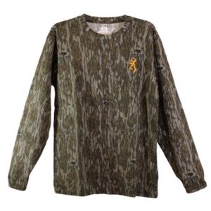BRN TEE LS WASATCH MOBL SMALL
