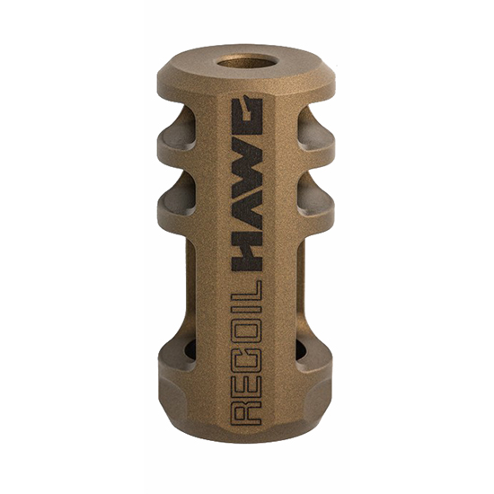 BRO RECOIL HAWG MUZZLE BRAKE BURNT BRONZE — view 1