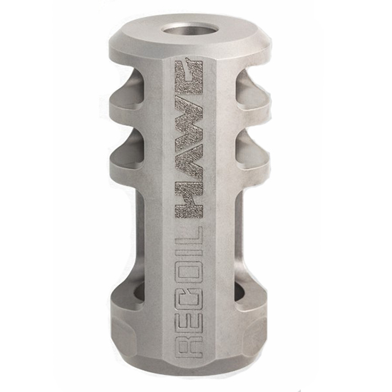 BRO RECOIL HAWG MUZZLE BRAKE SILVER — view 1