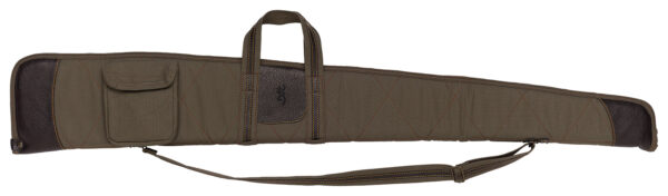 Browning 1415048452 Laredo Shotgun Case Olive w/ Brown Accents Canvas/Leather — view 1