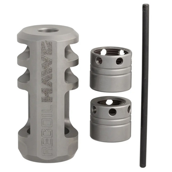 BRO SPORTER RECOIL HAWG MUZZLE BRAKE STAINLESS — view 1