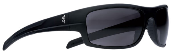 Browning 12799 Polarized Shooting Glasses Adult Clear Lens Polycarbonate Black Frame — view 1