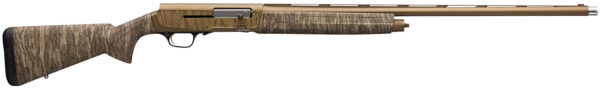 Browning 0118475005 A5 Wicked Wing Sweet Sixteen 16 Gauge 2.75" 4+1 26", Burnt Bronze Cerakote Barrel/Engraved Rec, Mossy Oak Bottomland Stock, Fiber Optic Sight, Oversized Controls, 3 Chokes Included — view 1