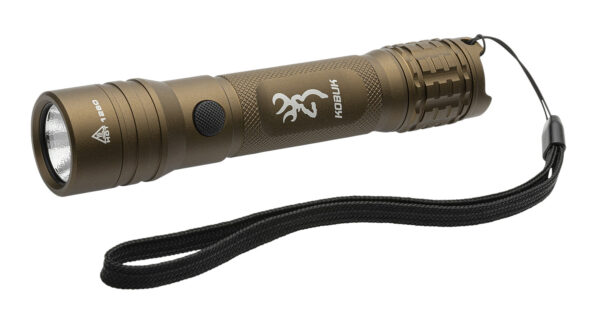 Browning 3711260 Kobuk Flashlight  Burnt Bronze 15/2000 Lumens White Nichia LED — view 1