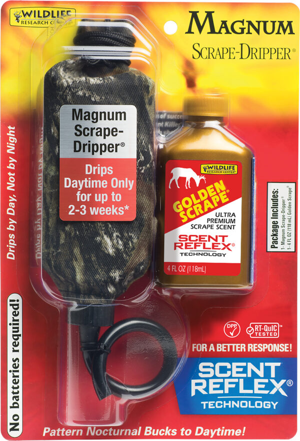 Wildlife Research 386 Magnum Scrape-Dripper Golden Combo 4 oz Dripper Deer — view 1