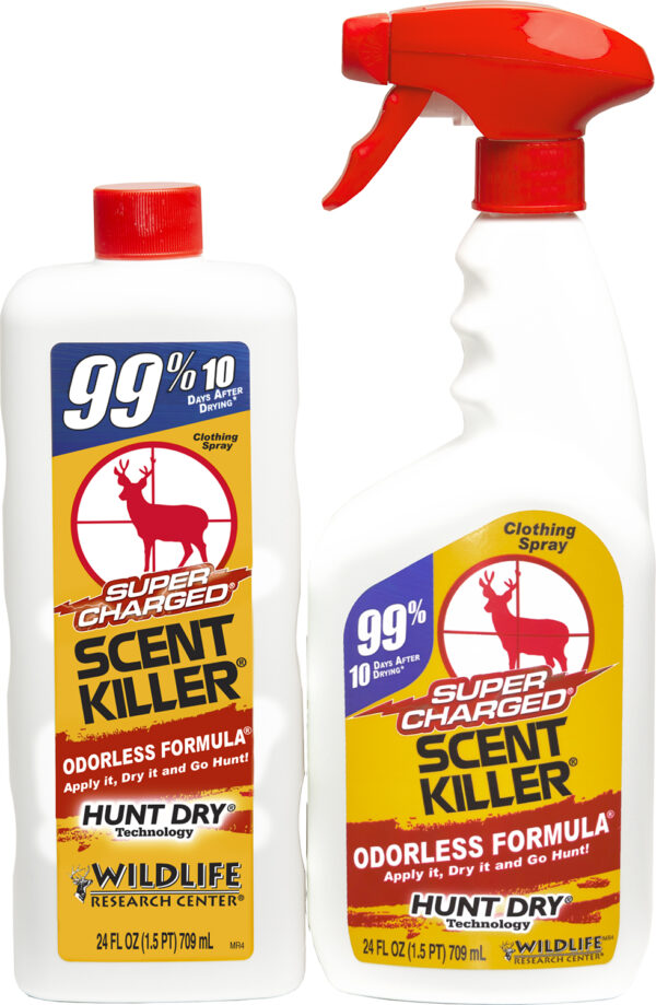 Wildlife Research 559 Super Charged Scent Killer Combo Odor Eliminator, Odorless Scent 24 oz Trigger Spray — view 1