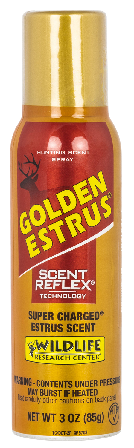 Wildlife Research 4043 Golden Estrus Scent Reflex Deer Attractant Doe In Estrus Scent 3 oz Aerosol — view 1