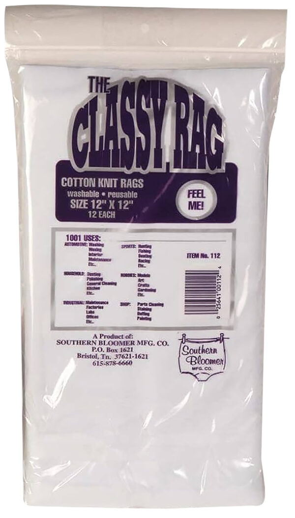 Southern Bloomer 112 Cleaning Patches  Cotton 12" x 12" 12 Per Bag — view 1